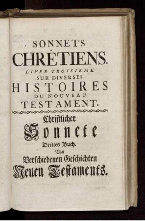 Drittes Buch. Von verschiedenen Geschichten Neuen Testaments