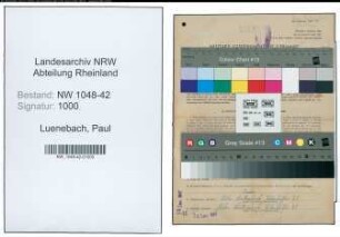 Entnazifizierung Paul Luenebach , geb. 28.11.1904 (Arbeiter)