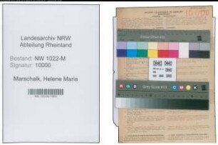 Entnazifizierung Helene Maria Marschalk , geb. 08.06.1920 (Fuersorgerin)