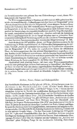 Rezensionen und Hinweise : Kirchen-, Kunst-, Geistes- und Kulturgeschichte