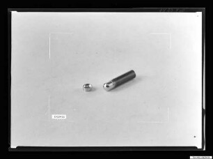 Kathode mit Stempel; Foto 1964
