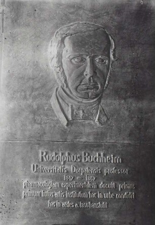 Porträtrelief für Rudolphus Buchheim