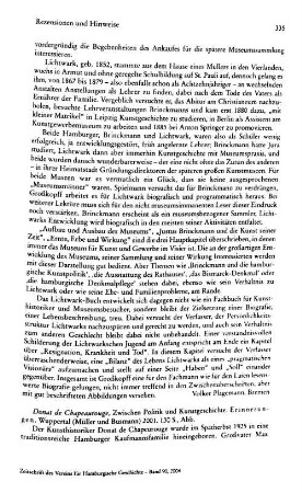 Chapeaurouge, Donat de :: Zwischen Politik und Kunstgeschichte, Erinnerungen : Wuppertal, Müller und Busmann, 2001