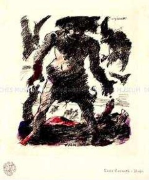 Kain (aus "Krieg und Kunst", Heft VI)