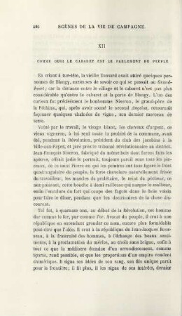 XII. Comme quoi le cabaret est le parlement du peuple