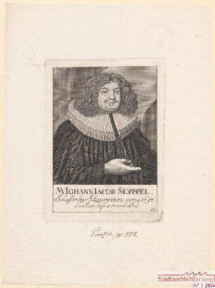M. Johann Jacob Seyppel, Schaffer bei St. Lorenz