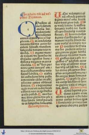 Proprium de tempore pars hiemalis