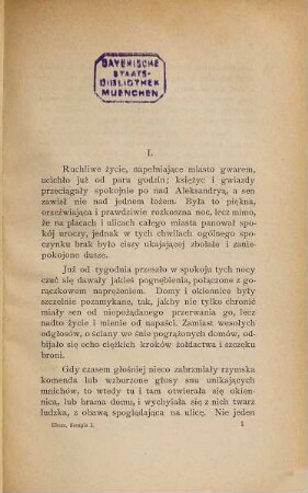 Serapis : Romans historyczny, 1