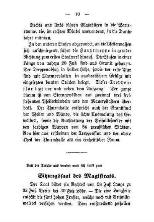 Sitzungssaal des Magistrats