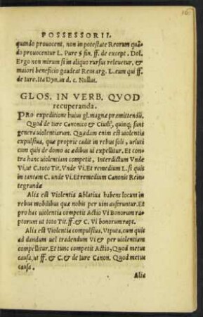 Glos. In Verb. Quod recuperanda.
