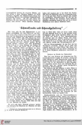 N.F. 9.1929 S. 89-90: Schmuckfreude und Schmuckgestaltung
