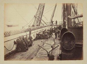 Österreichische Flotte 1864 - Fregatte Schwarzenberg, Deck