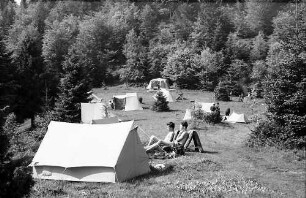 Campingplatz am nonnenmattweiher bei Neuenweg