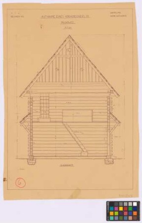 Pilchowitz ([Landkreis Tost-Gleiwitz]): Kornspeicher. Kronspeicher (Querschnitt)