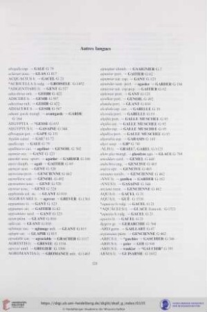 Autres langues