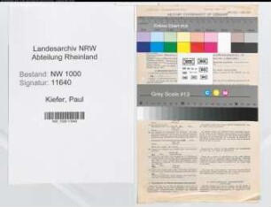 Entnazifizierung Paul Kiefer, geb. 03.01.1898 (Buchhalter)