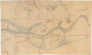 Fischer, Theodor; Kempten / Allgäu (Bayern); Generalbaulinienplan - Lageplan
