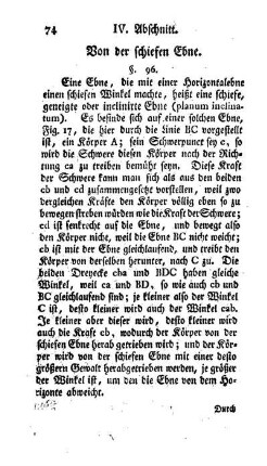 Von der schiefen Ebne