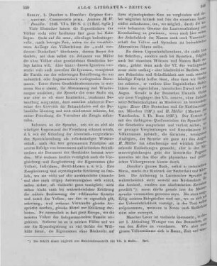Duncker, M. W.: Origines Germanicae. Commentatio prima. Berlin: Duncker & Humblot 1840