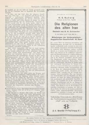 335 [Rezension] Brockelmann, Brigitte, Das Corpus Christianum bei Zwingli