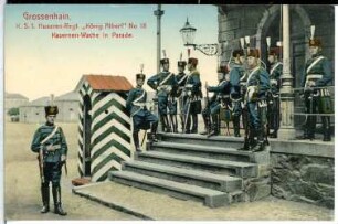 Großenhain. 1. Husaren - Regim.Kasernenwache