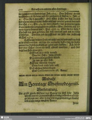Andacht Am Sonntage Quasimodogeniti