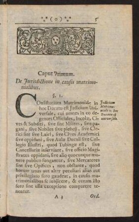 5-11, Caput I - II