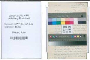Entnazifizierung Josef Weber , geb. 00.00.0000 ()