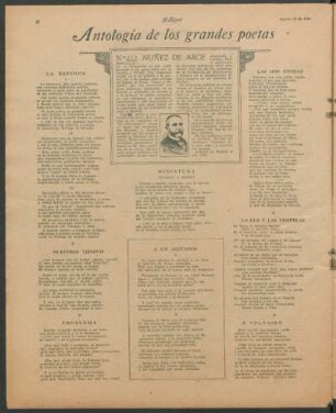 Antología de los grandes poetas : Gaspar Núñez de Arce