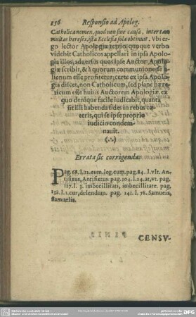 Errata sic corrigenda