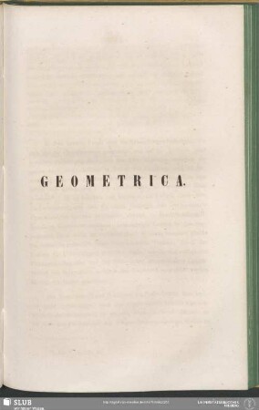 Geometrica