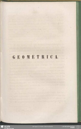 Geometrica