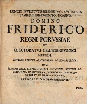 Dissertatio Ivris Pvblici De Matrimoniis Principvm Per Procvratores