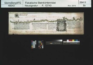 Planitz, Reinhardt von der, Steinkohlenwerk, Zauckerode, Teil der Grubenbaue