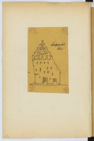 Speicher, Ulm: Ansicht (aus: Skizzen- und Fotoalbum 15)