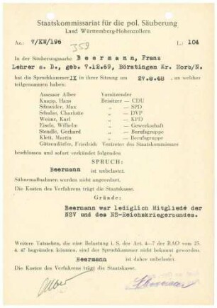 Beermann, Franz
