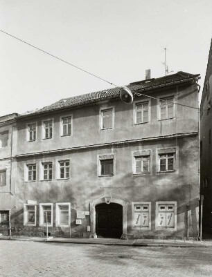 Pirna-Altstadt. Wohnhaus, Niedere Burgstraße 6 : Pirna-Altstadt. Wohnhaus, Niedere Burgstraße 6. Straßenansicht