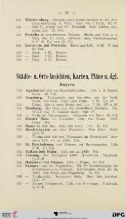Städteansichten (Nr. 552-914)