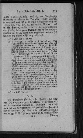 Form der Supplicate und Titulatur