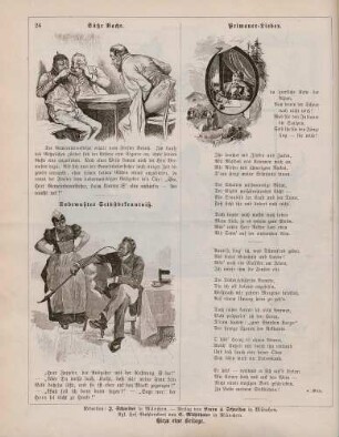 "Süße Rache" "Unbewusstes Selbstbekenntniß" "Primaner-Lieder"