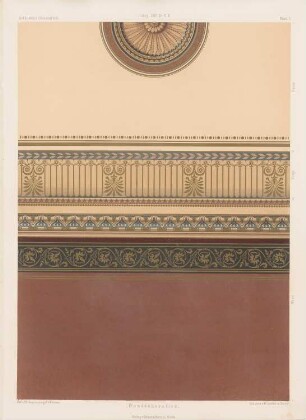 Wanddekoration: Wandansicht (aus: Architektonisches Skizzenbuch, H. 102/2, 1870)