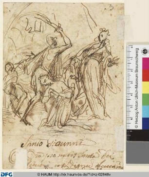 Die Enthauptung Johannes des Täufers (?)