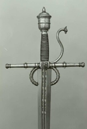 Reitschwert mit durchbrochener Klinge des Kurfürsten Johann Georg I.