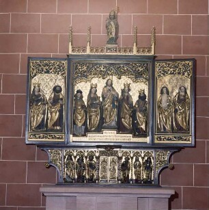 Herz-Jesu-Altar — Herz Jesu und Heilige