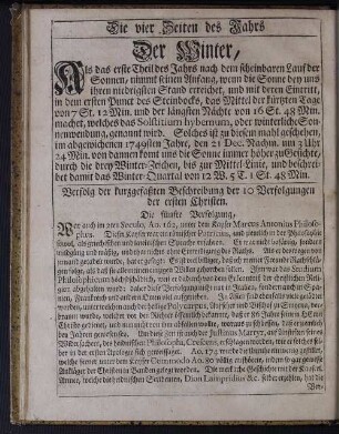 Die fünfte Verfolgung