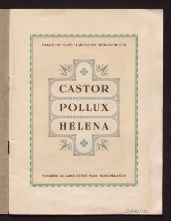 Castor, Pollux, Helena