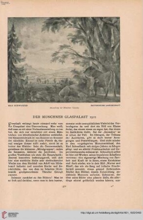 37: Der Münchner Glaspalast 1922