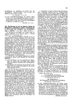 Überführung der bei der Höheren Schule des Heimatortes angemeldeten Schüler (Schülerinnen) in KLV-Lager und Aufnahme von Gastschülern : [Amtliche Erlasse] ; [Amtlicher Teil]