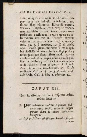276-297, Caput XIII.