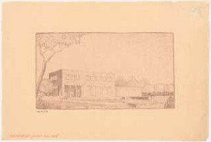 Gymnastikschule am See Monatskonkurrenz Dezember 1932: Perspektivische Ansicht
